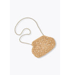 Bolso Mujer de Rafia y Pedrería - Natural Uni Claro
