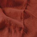 Lino Lavado - Sábana Encimera - Terracotta