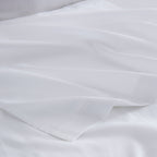 Flat Sheet - 300 Thread Count Egyptian Cotton Satin - White