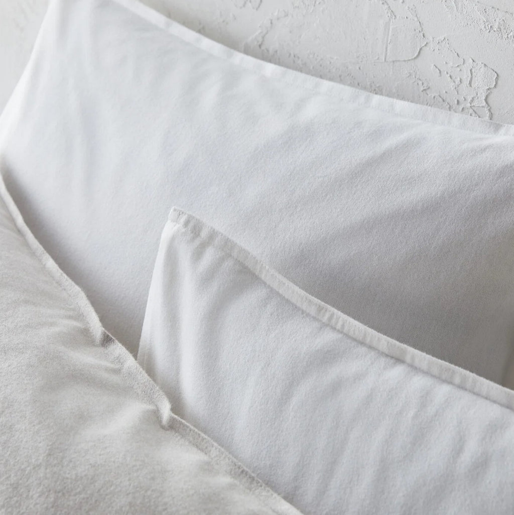 Protector de funda de almohada - Franela - Blanco