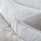 Protector de funda de almohada - Franela - Blanco
