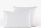 Protector de funda de almohada - Franela - Blanco