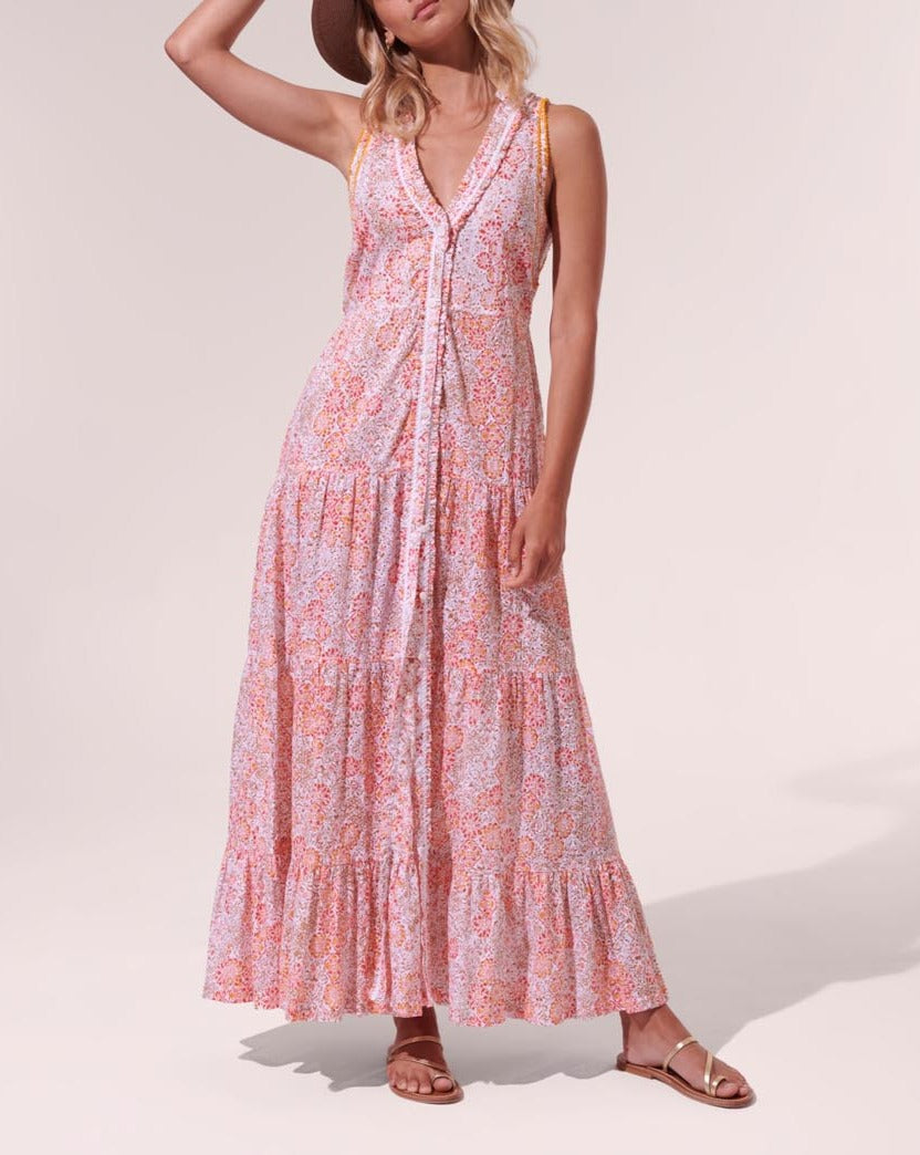 Robe Longue Nana - Pink Ceramique - Femme