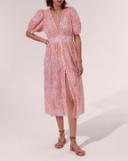 Robe Midi Reine - Pink Ceramique - Femme
