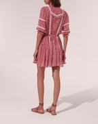 Vestido Corto Amanda - Pink Mayflower - Mujer