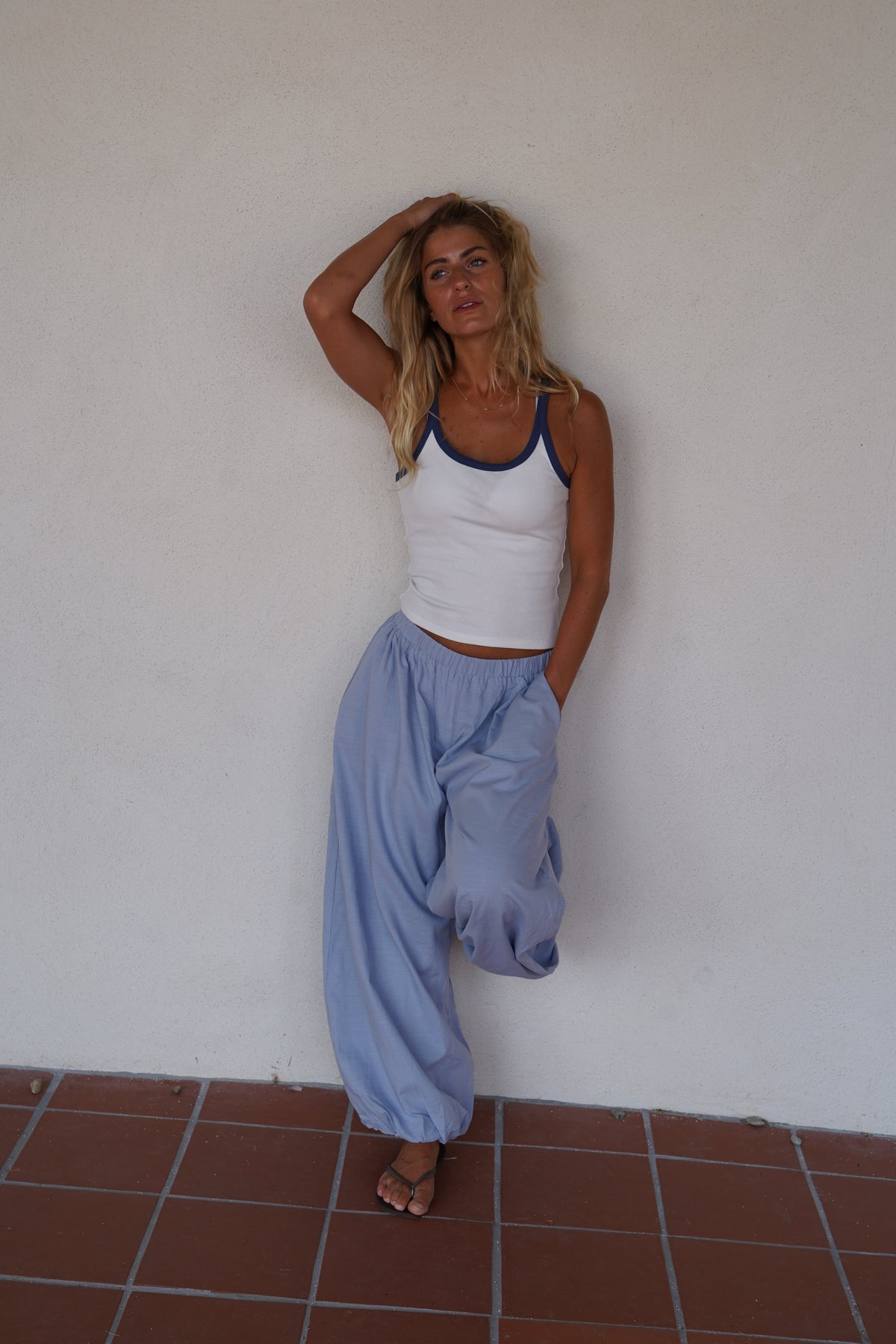 Pantalon Amapola Bleu