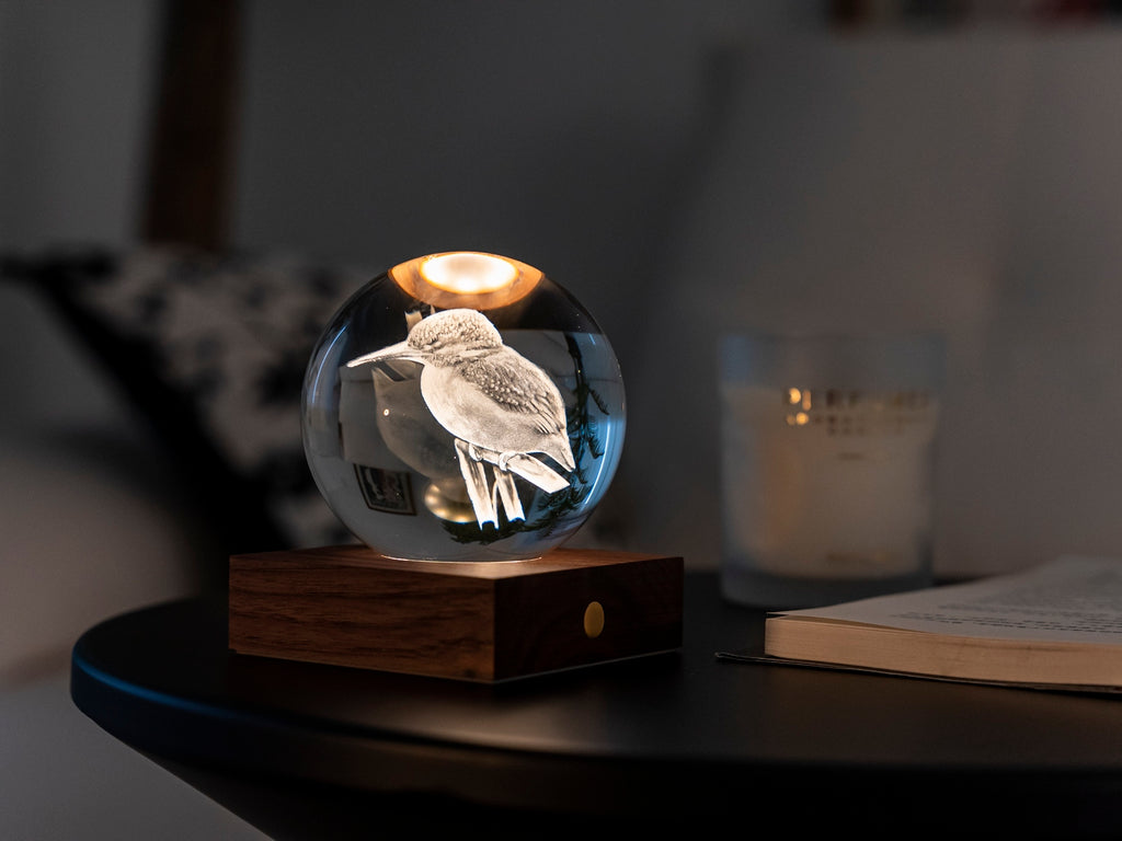 Lampka Amber Crystal - Zimorodek