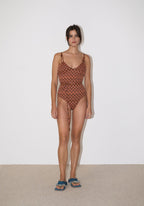 Maillot Une Pièce Brigitte - Chevron