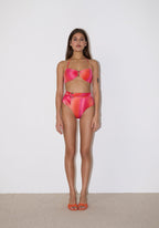 Amber Bandeau Bikini Top - Print