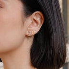 Boucles D'Oreilles Chaine Zeus
