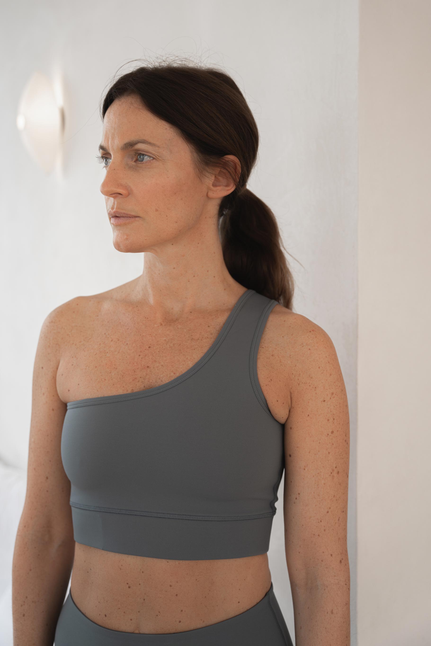 The Sparkling Asymmetric Sports Bra