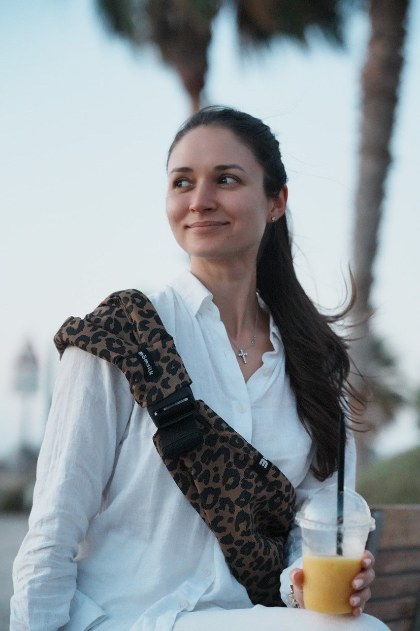 Portabebés Momswing - Leopardo Chic