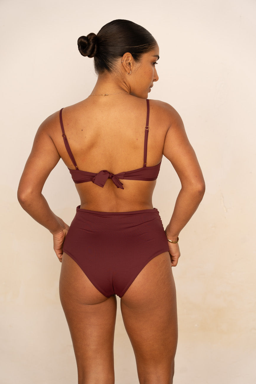 Matilda stockings - Eggplant