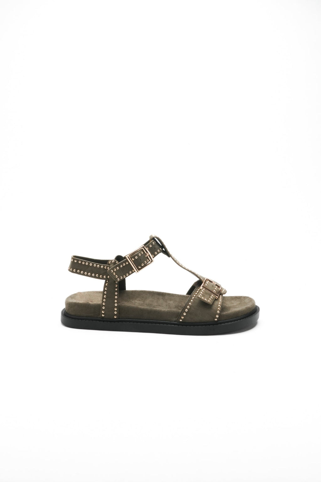 Sandales Cloutées Naomi - Kaki