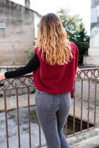 Weste Elise - Bordeaux