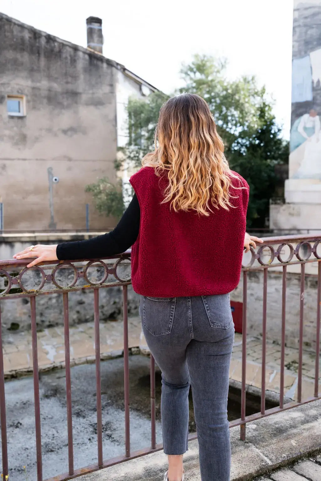 Weste Elise - Bordeaux