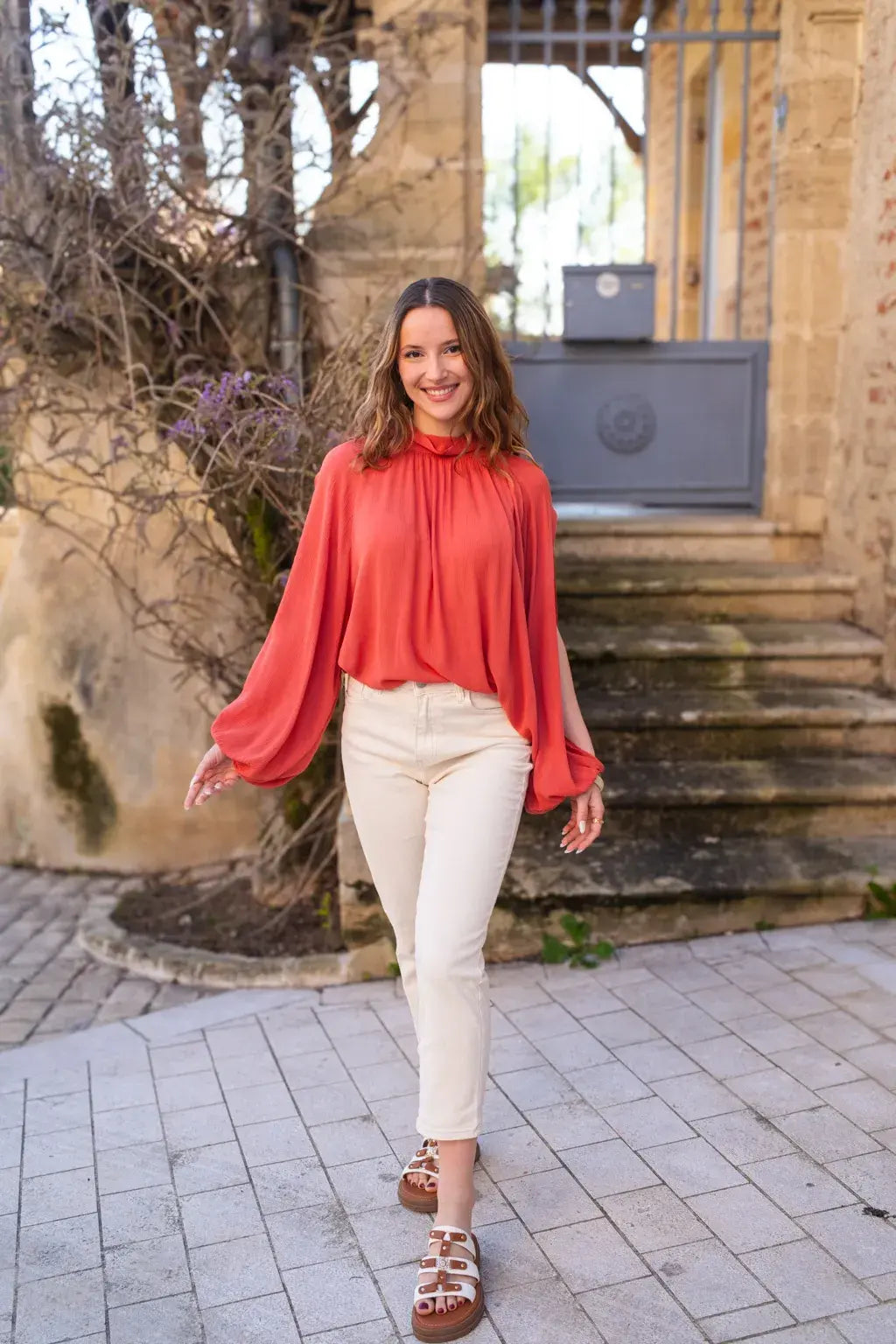 Blusa Stella - Terracota