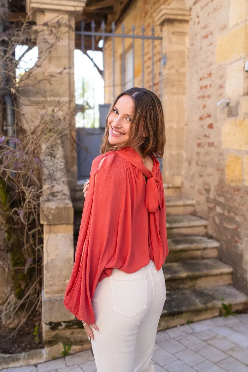Blusa Stella - Terracota