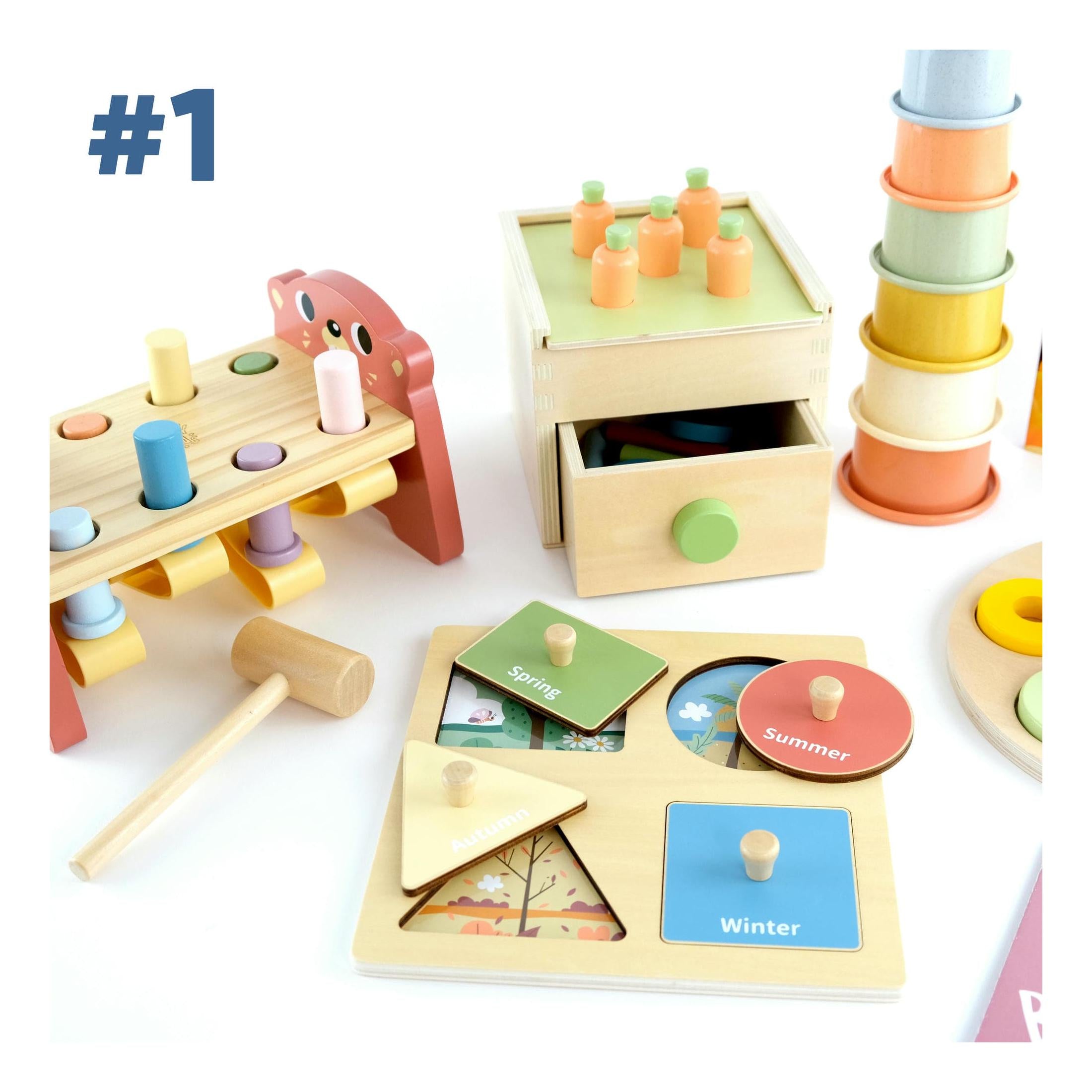 Set Montessori Estimulación – 12 A 18 Meses