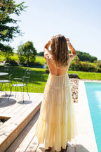 Vestido amarillo Charline