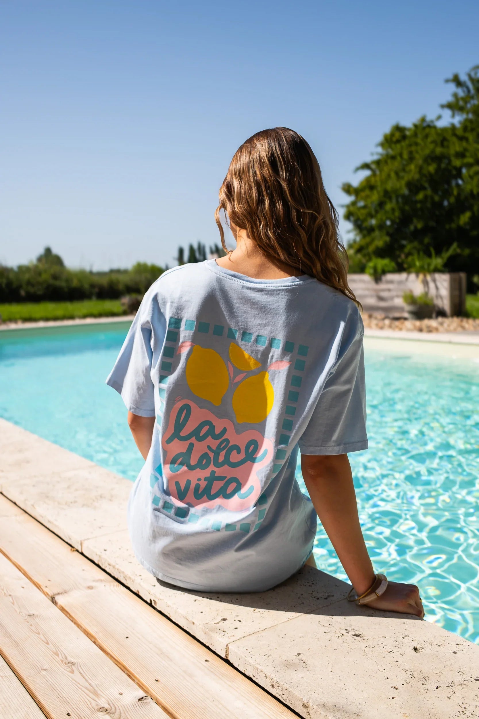 Camiseta La Dolce Vita Azul