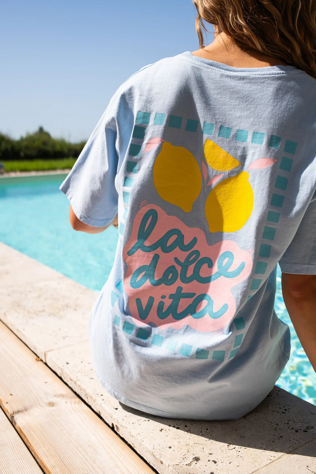 Camiseta La Dolce Vita Azul