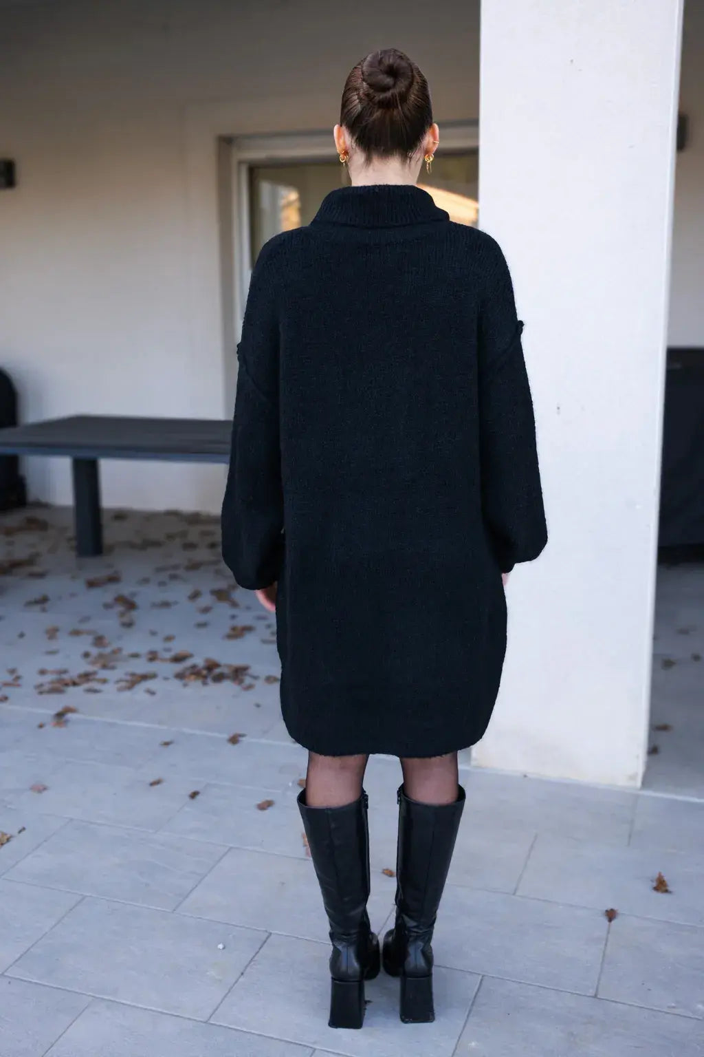 Strickkleid Mara – Schwarz