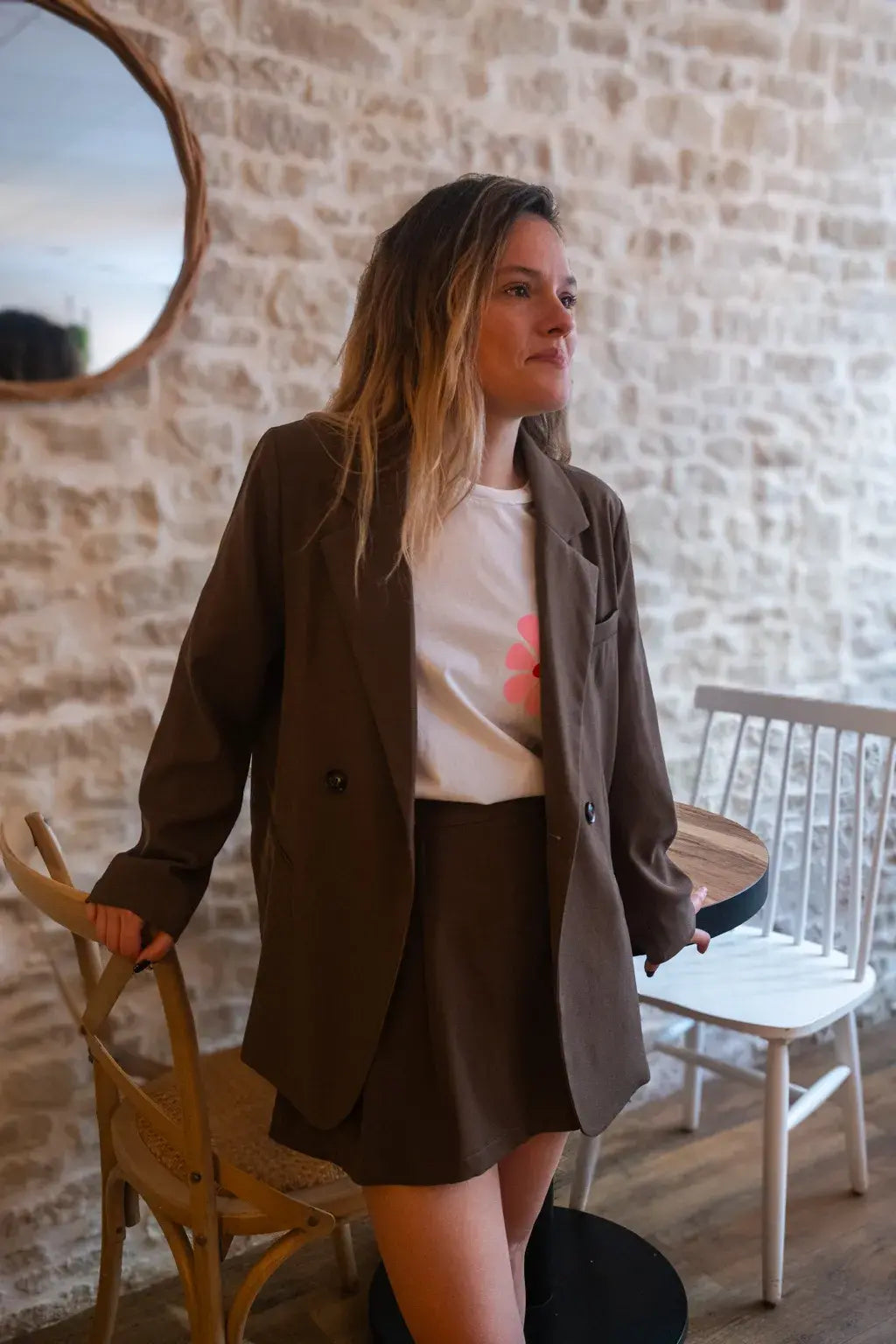 Skort Jane - Taupe
