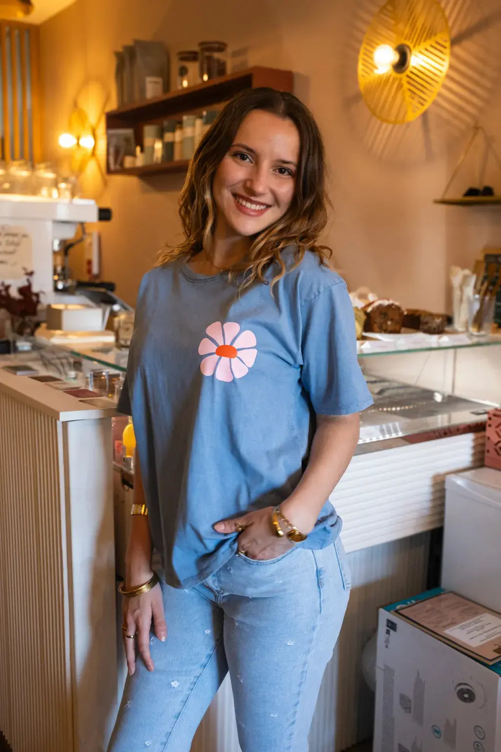 Camiseta Maya Azul