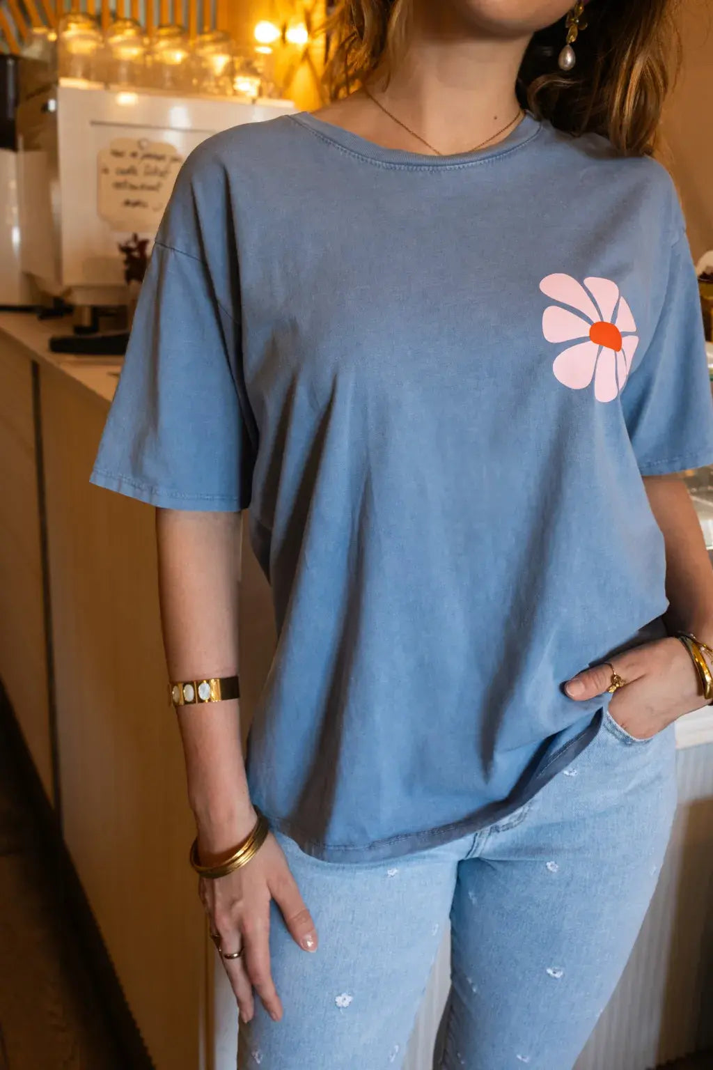 Camiseta Maya Azul
