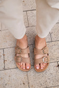 Mules color canela Gilda