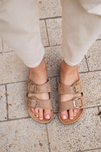Mules color canela Gilda