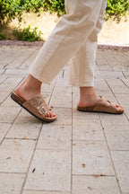 Mules color canela Gilda