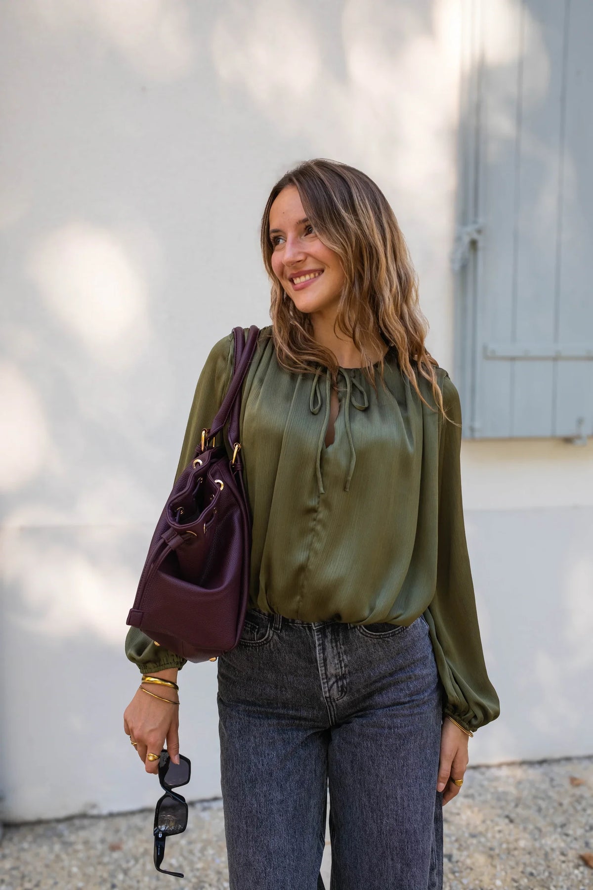 Blouse Anna - Kaki