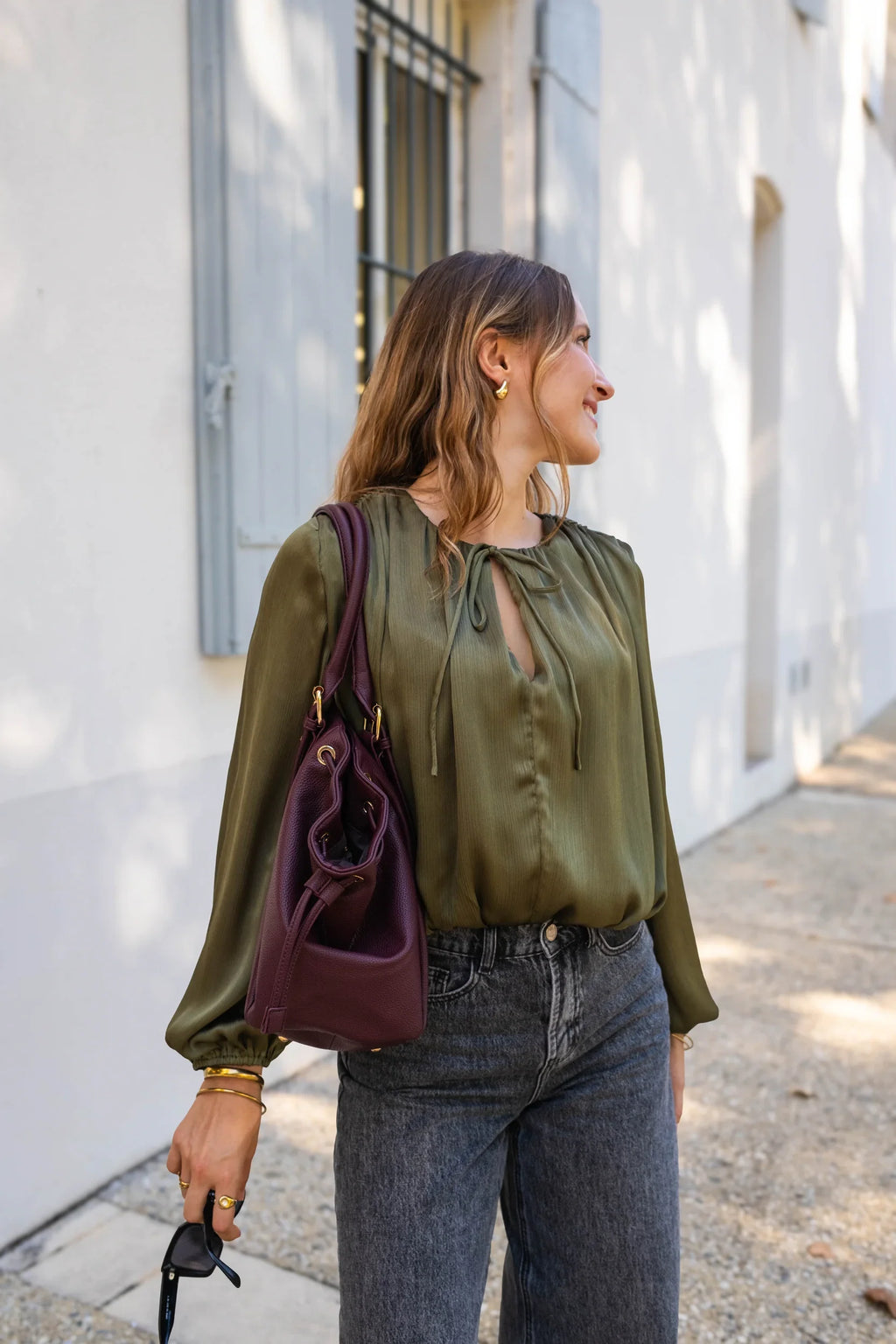 Blouse Anna - Kaki