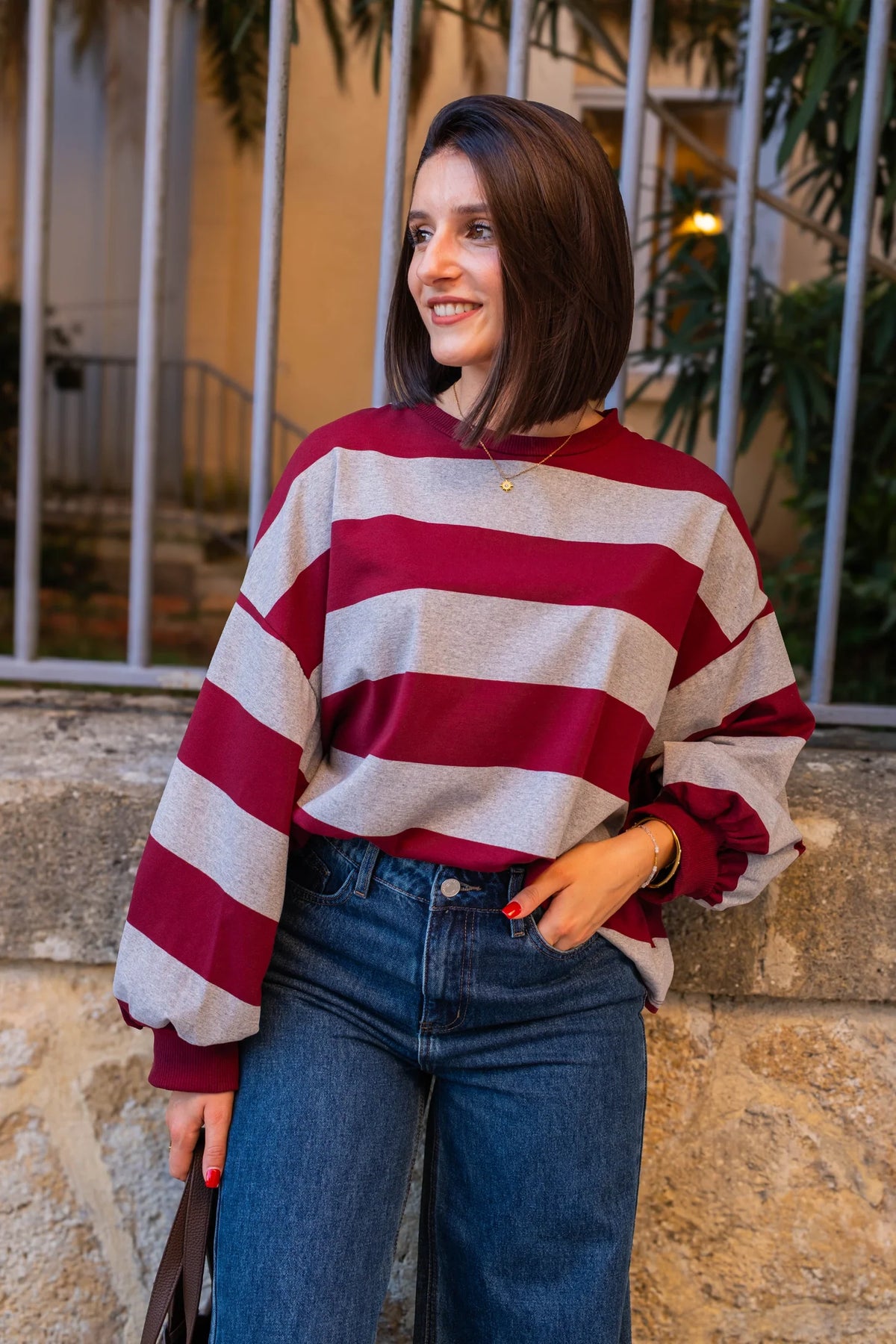 Sammy T-Shirt - Burgundy