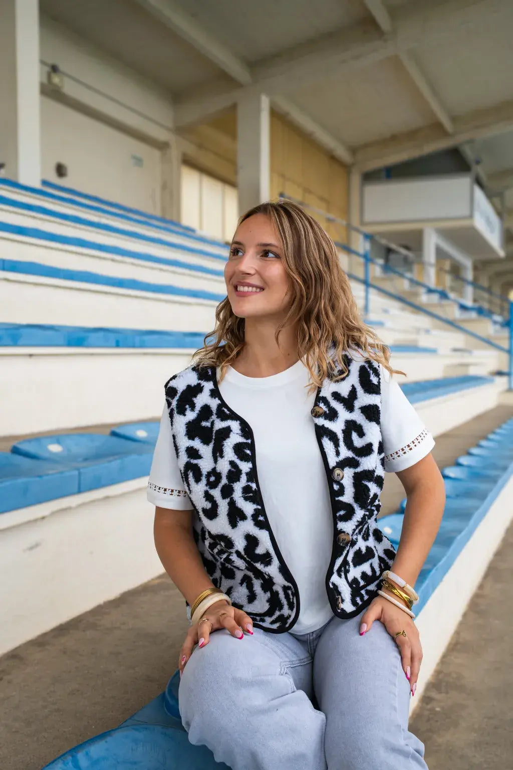 Gilet Molly - Léopard