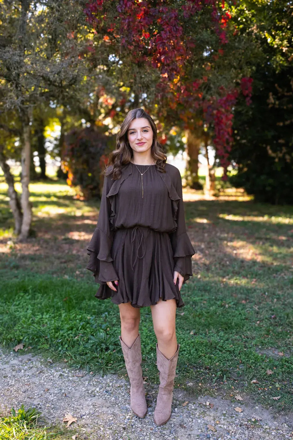 Vestido Chiara Chocolate