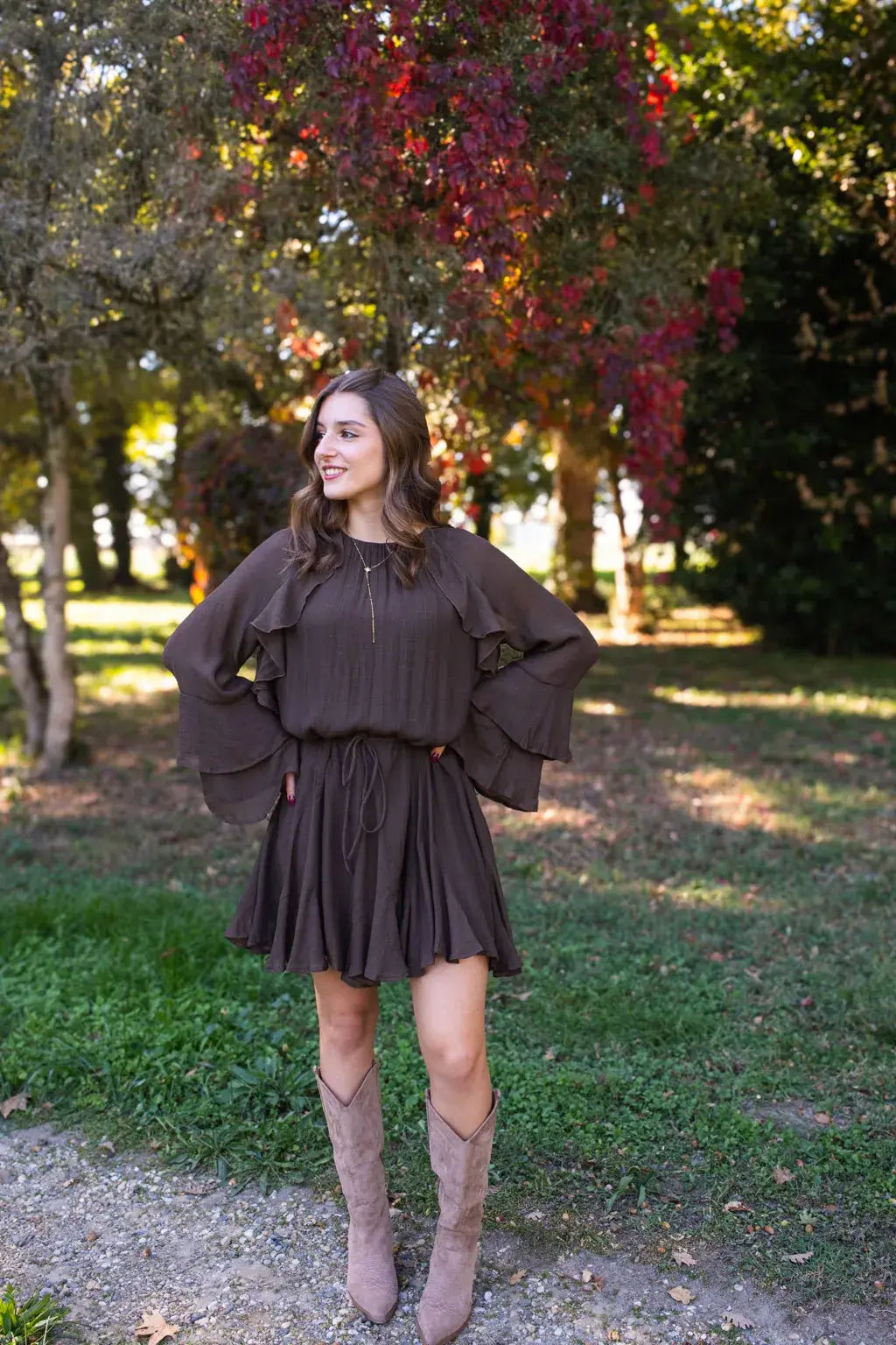 Vestido Chiara Chocolate