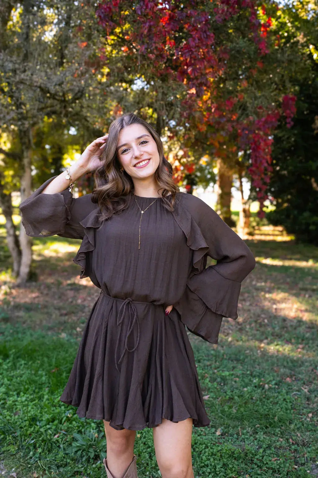 Vestido Chiara Chocolate