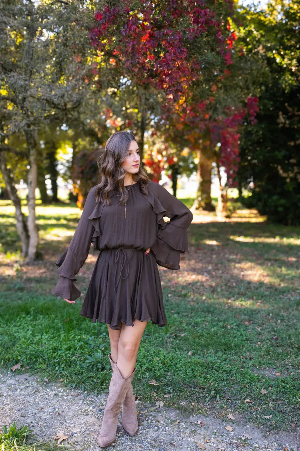 Vestido Chiara Chocolate