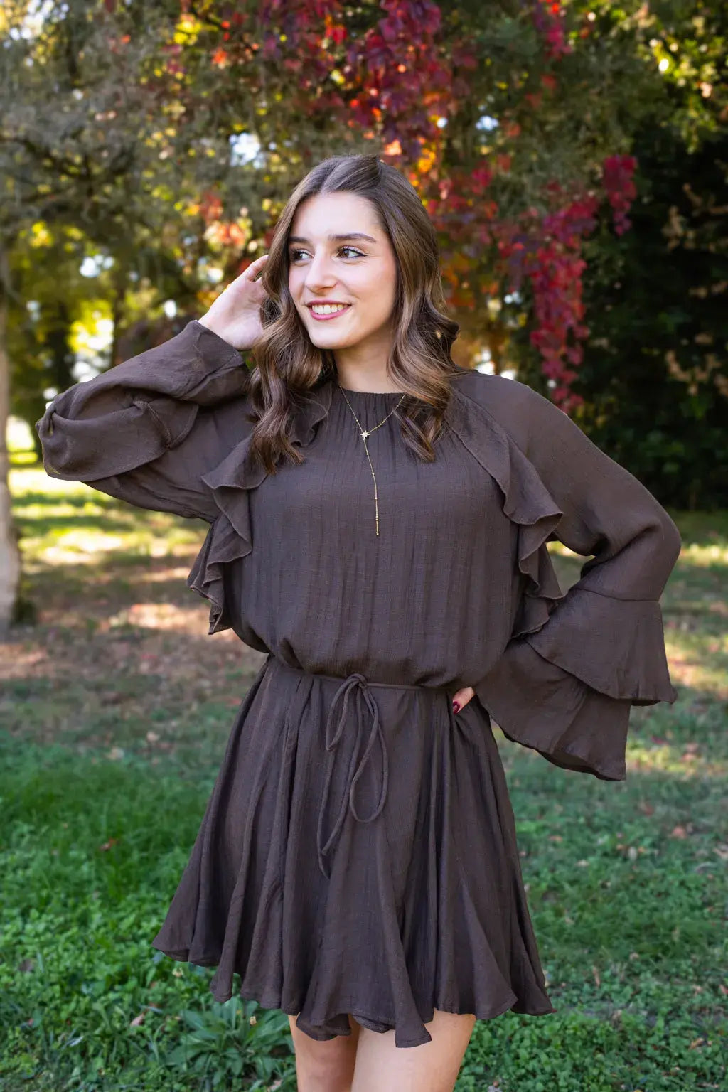 Vestido Chiara Chocolate