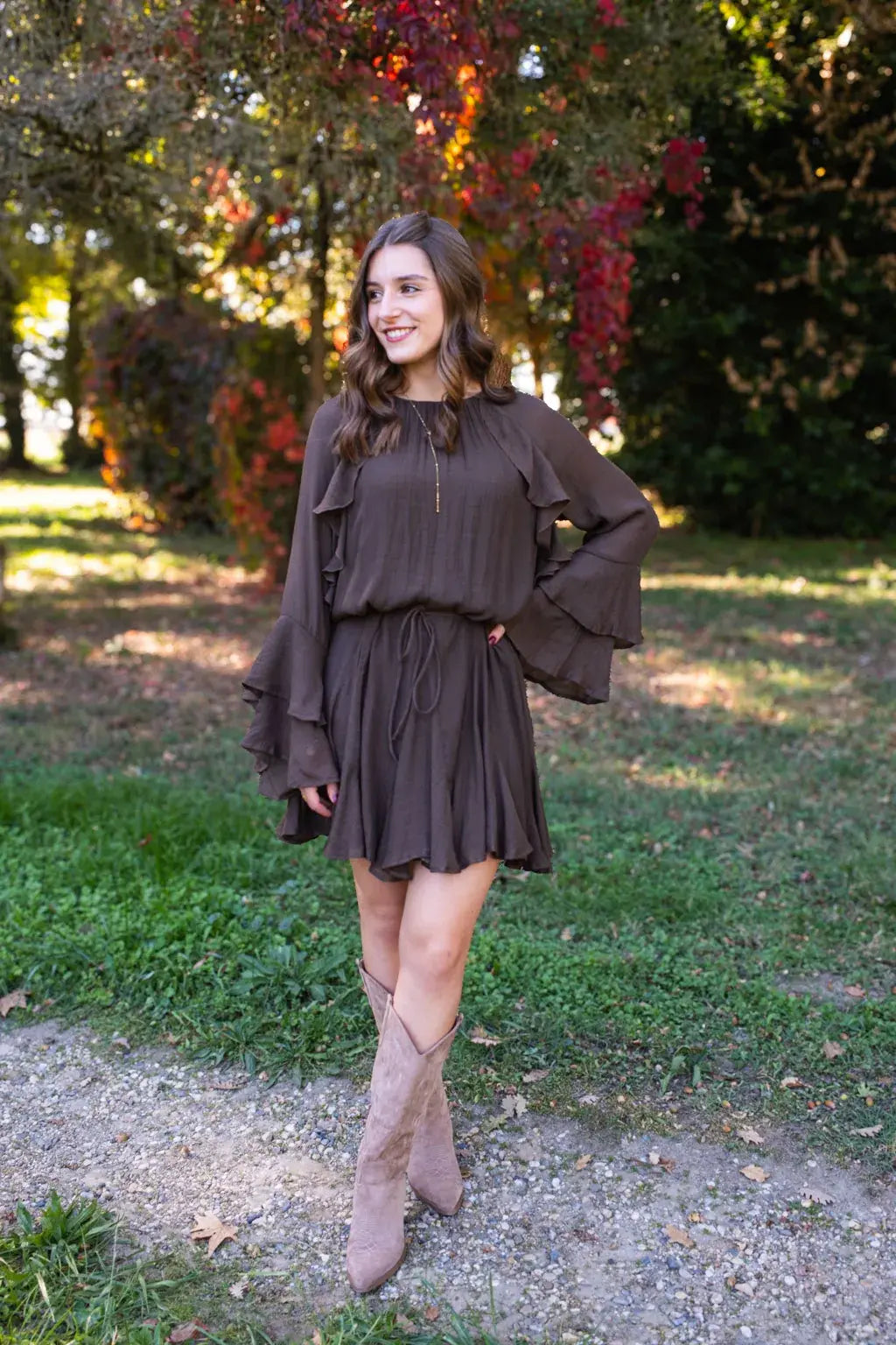Vestido Chiara Chocolate