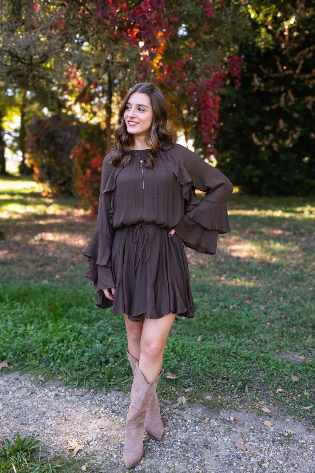 Vestido Chiara Chocolate