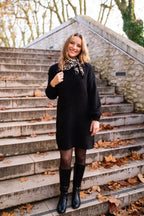 Rachelle Strikkjole - Sort
