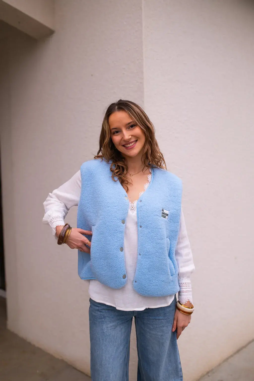 Vest Alma - Blå