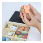 Set de figuras de madera Montessori – El Bosque