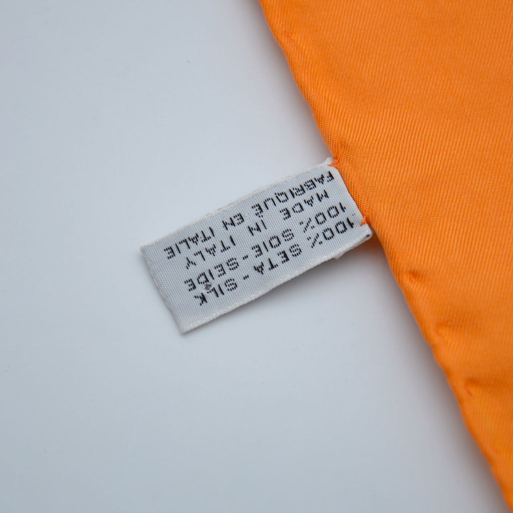 Céline Silk Scarf Pom-Pom Pattern