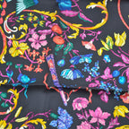 Hermès Silk Floral Pattern Scarf