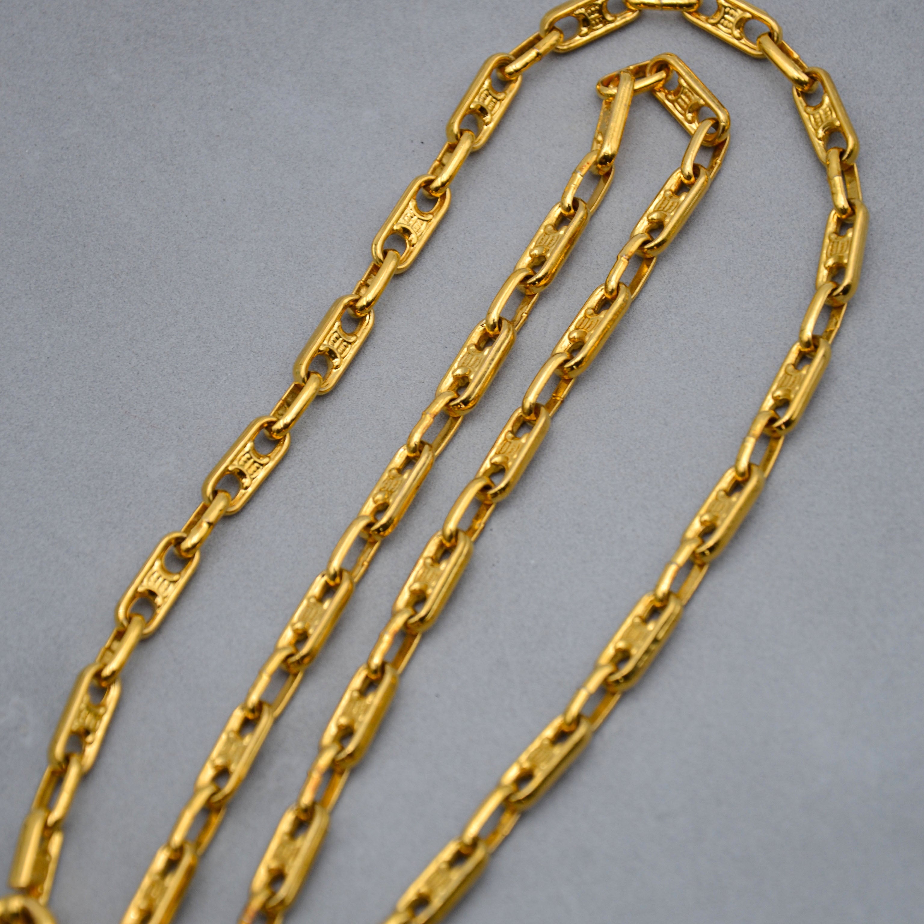 Collier Céline Vintage Maillons Triomphe